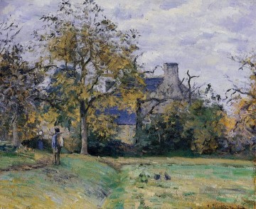  1874 - maison de piette sur montfoucault 1874 Camille Pissarro paysage